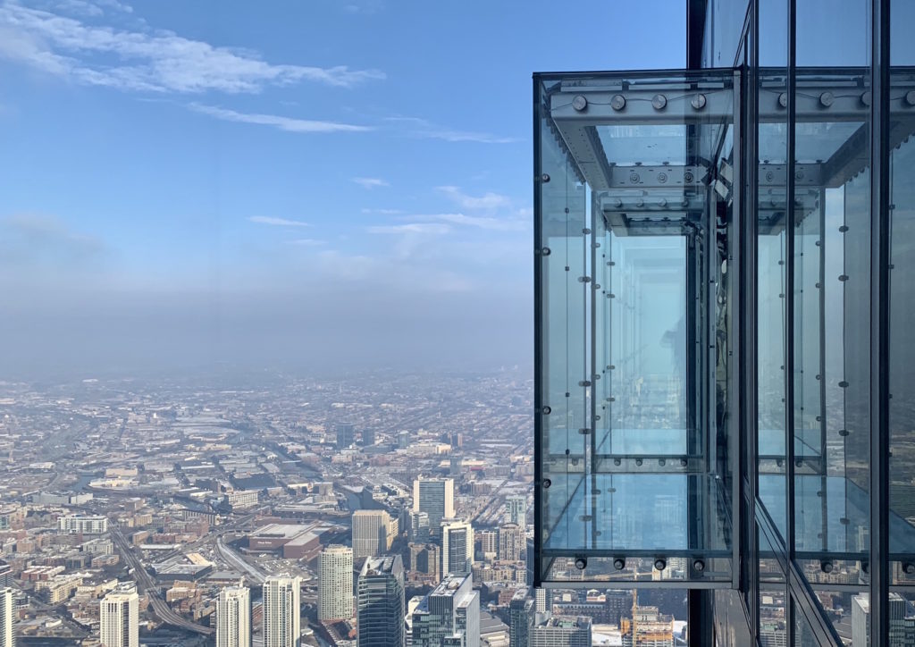 Conquer your fear on the ledge and see a movie on the threatre klook travel united states chicago attraction tickets observation decks Willis Tower’s Skydeck attraction reopens today REJournals